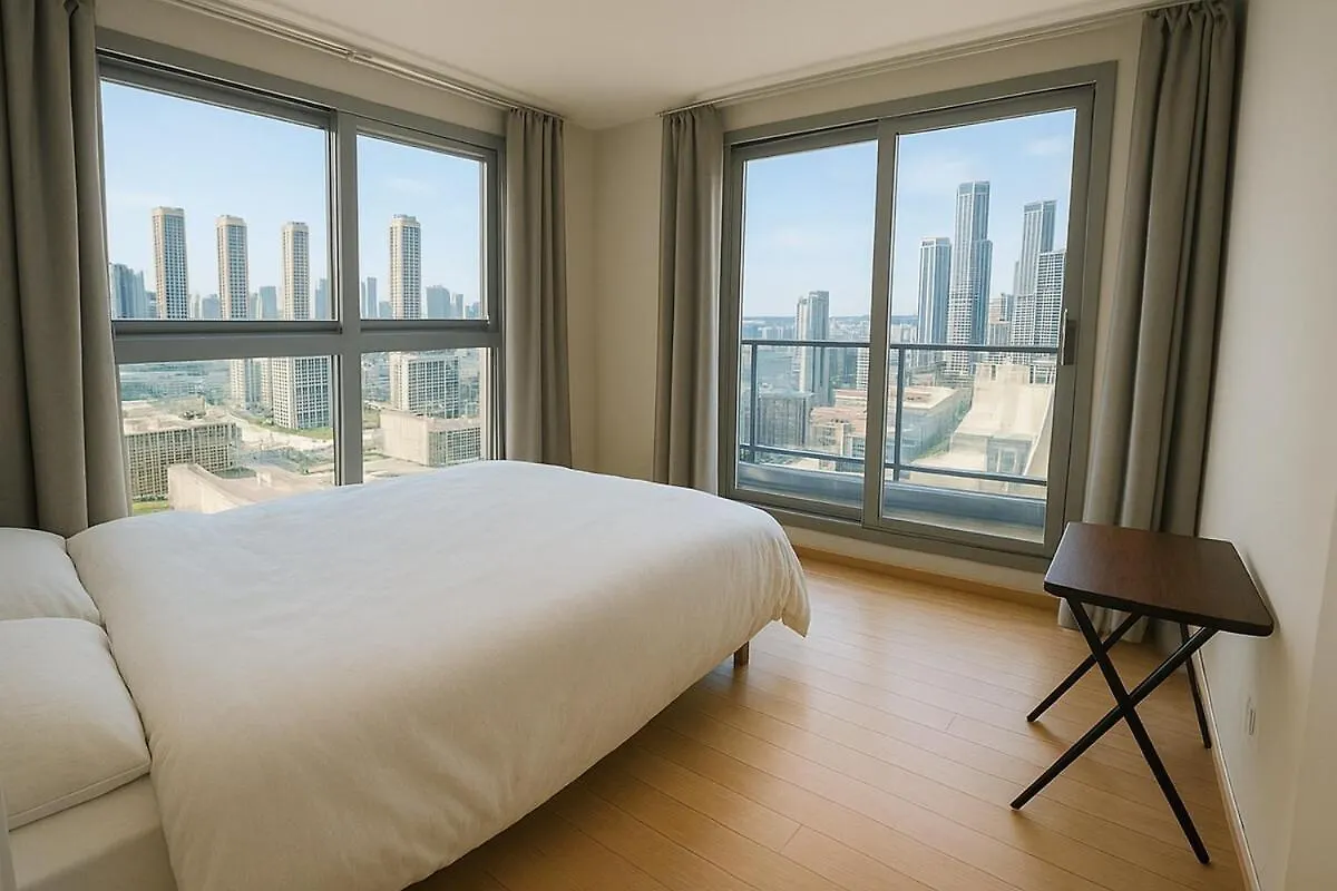 W 2Br 60M2 Newly Built High Floor Apt 2Min To Hyundai Outlet Triple St 2Free Parking Incheon