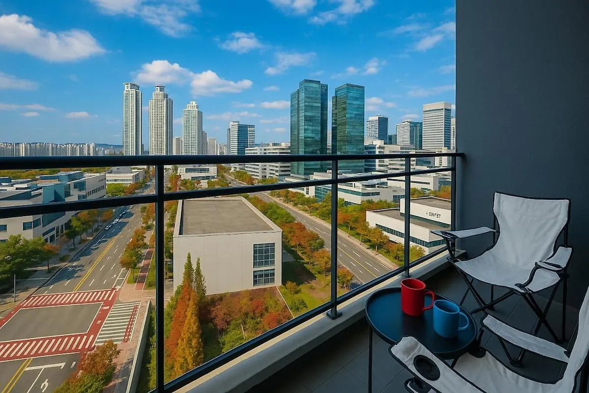 Apartment W 2Br 60M2 Newly Built High Floor Apt 2Min To Hyundai Outlet Triple St 2Free Parking Incheon