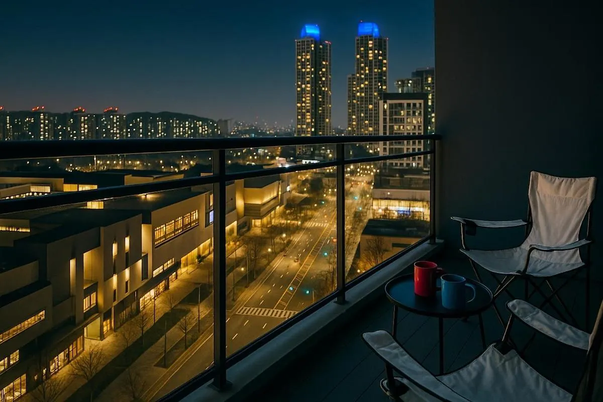 W 2Br 60M2 Newly Built High Floor Apt 2Min To Hyundai Outlet Triple St 2Free Parking Incheon 0*,